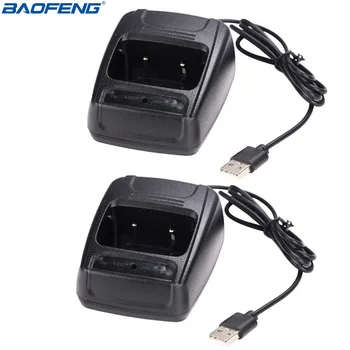 2шт Baofeng BF-888S USB Зарядное Устройство 5V 1A Для Baofeng BF-888S BF 888S Портативная Рация Двухстороннее Радио