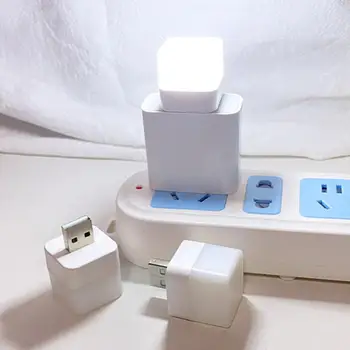 Портативная мини-USB-розетка, настольная лампа, светодиодная перезаряжаемая лампа, лампа для чтения, ночник, Usb-книжные фонари, маленькие круглые