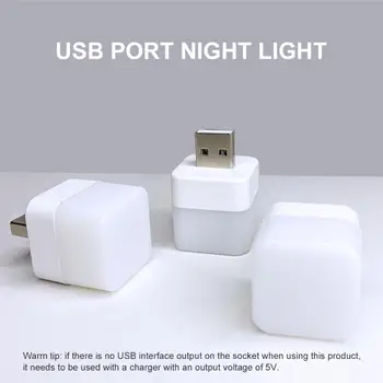 Портативная мини-USB-розетка, настольная лампа, светодиодная перезаряжаемая лампа, лампа для чтения, ночник, Usb-книжные фонари, маленькие круглые Изображение 2