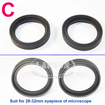 Защитные очки Stero для окуляра микроскопа, резиновые стаканчики для окуляров, подходящие для 28 мм - 32 мм окуляров микроскопа/телескопа