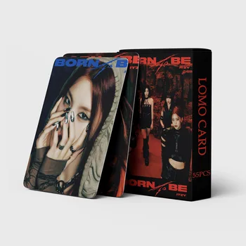 Kpop Idol 55 шт./компл. Lomo Card ITZY Альбом открыток BORN TO BE Новая коллекция подарков для поклонников фотопечати