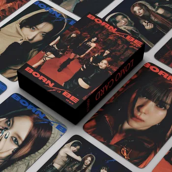 Kpop Idol 55 шт./компл. Lomo Card ITZY Альбом открыток BORN TO BE Новая коллекция подарков для поклонников фотопечати Изображение 2