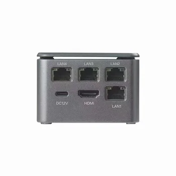 Настольный Мини-пк C-BOX-M1 С 4 Портами Lan, HD, USB Процессор 11-го поколения Jasper Lake N5105/N6005