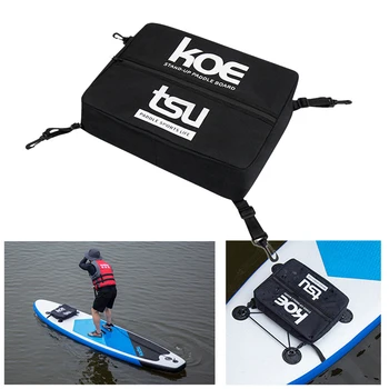 Оксфордская сумка для доски для серфинга на герметичной молнии, портативная легкая сумка для хранения весельной доски с фиксирующей пряжкой, аксессуары для каяка Изображение 2