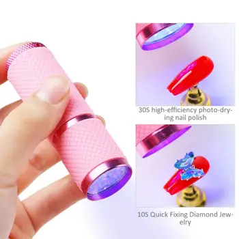 Портативный дизайн для дизайна ногтей, удобная лампа для сушки ногтей, самая продаваемая портативная мини-лампа, УФ-лампа для салона-качественный маникюр, стильный