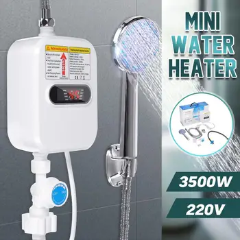 JY-018B, электрический мини-водонагреватель мгновенного нагрева воды без бака, кухонный кран, нагрев крана за 3 секунды, ЖК-дисплей с мгновенным нагревом