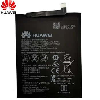Оригинальный Аккумулятор 3340 мАч HB356687ECW Для Huawei Nova 2 Plus Nova 2i Honor 9i Huawei G10 Mate 10 Lite Для Huawei Honor 7X Изображение 2