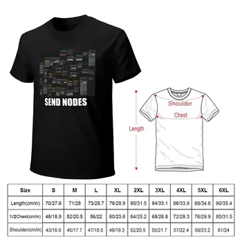 Отправьте Nodes blender meme забавную футболку в корейских традициях моды, создайте свою собственную футболку для мужчин Изображение 2