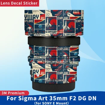 Для Sigma Art 35 мм F2 DG DN для объектива камеры SONY E Mount, защитная пленка для защиты от царапин, защитная наклейка для тела
