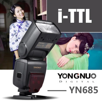 YONGNUO YN685 Беспроводная 2,4 G HSS TTL/iTTL Вспышка Speedlite для Canon Nikon D750 D810 D7200 D610 D7000 Вспышка Speedlite для Зеркальной камеры