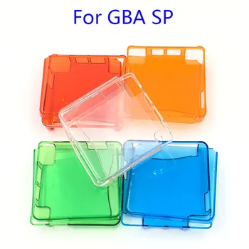 10 комплектов Для Игровой Консоли GBA SP Crystal Cover Case Прозрачный Защитный Чехол Case Shell Корпус Для Gameboy Advance SP