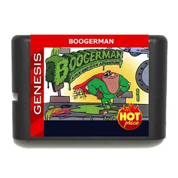 Корзина для воспроизведения игровых карт Boogerman 16 Bit MD для Sega Genesis Mega Drive