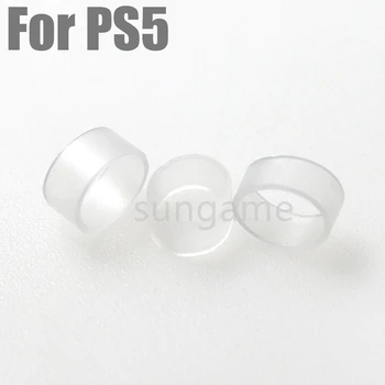 6шт силиконового кольца для PS5, для PS4, PS3, Износостойкая резиновая защита, Аксессуары для джойстика для XBOX ONE серии Switch Pro Изображение 2
