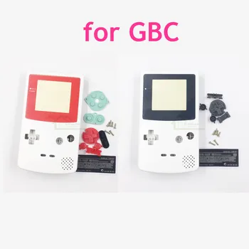 Сменный корпус белого цвета для игровой консоли gameboy color для GBC house с кнопками