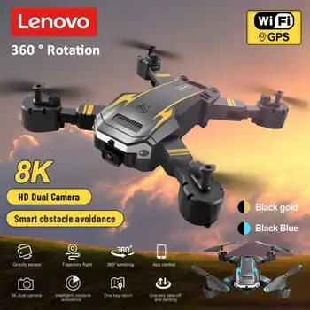 Lenovo G6 PRO Дрон 8K HD Камера GPS Вертолет для обхода препятствий Профессиональная Аэрофотосъемка Квадрокоптер Радиоуправляемый БПЛА Расстояние 5 км