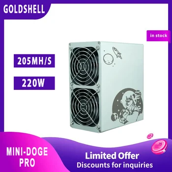 Goldshell Mini-DOGE Pro LTC и компьютерный сервер DOGE 205MH / S ± 5% 220W ± 5% |1,1 Вт/ М