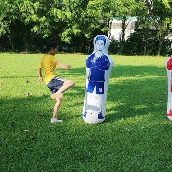 Воздушные манекены Защитник штрафного удара Футбольный манекен Защитник Тренировочный манекен Футбольный тренировочный стакан для домашних упражнений