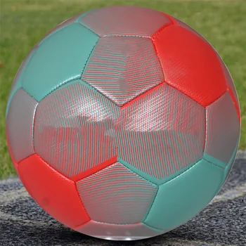 Футбольный мяч для взрослых официального размера 5, прочный, сшитый машинной вязкой, футбольный мяч для игры на открытом воздухе на лугу, групповой тренировочный мяч для матча Изображение 2