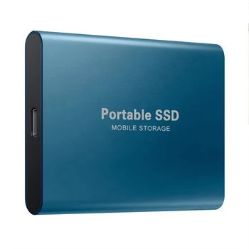 1/2 Шт. Высокоскоростной SSD-накопитель емкостью 1 ТБ, Портативный Внешний Твердотельный Жесткий диск емкостью 2 ТБ, Интерфейс USB3.1 500 ГБ, Мобильный Жесткий диск для Изображение 2