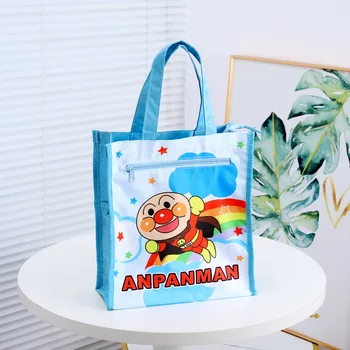 Anpanman Hero, модные сумки для аниме, Мультяшная сумка с верхней ручкой, школьная сумка для хранения, подарок на день рождения
