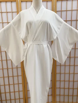 Кимоно, халат Юката, нижнее белье для мышц, белый халат, фото одежды в японском стиле на подкладке, женская традиционная одежда высокого качества