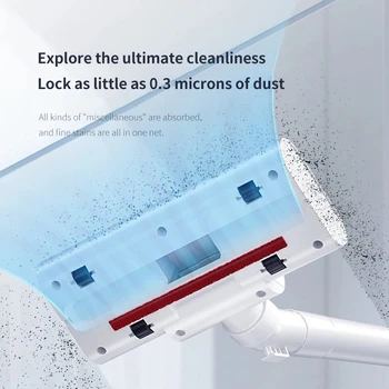 Ручной беспроводной пылесос Xiaomi 95000Pa, Беспроводной портативный робот-уборщик для дома и автомобиля, большой всасывающий пылесос Изображение 2