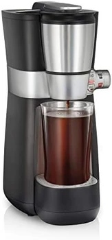 Кофеварка Craft Rapid для приготовления холодного и горячего кофе, для приготовления молотого кофе на одну порцию, вместимость 16 унций, Черный, 42501