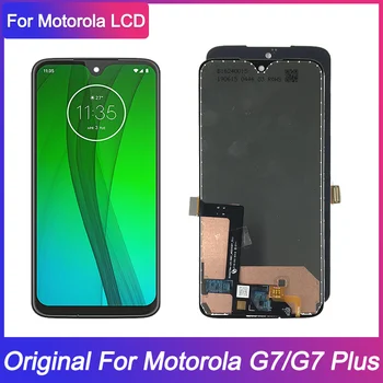 Оригинальный дисплей для MOTO G7 Plus Сенсорный ЖК-экран в сборе с цифровым преобразователем для Motorola MOTO G7 Замена ЖК-дисплея