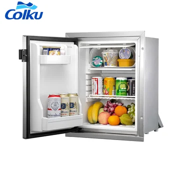 Высококачественный двухзонный холодильник 12 В постоянного тока объемом 40 л для яхты, автомобиля на колесах, кемпинга, холодильника с портативным компрессором