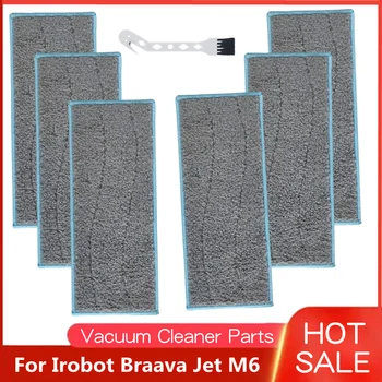 Для робота Irobot Braava Jet M6, сменные моющиеся прокладки для швабры, Аксессуары для пылесоса, Многоразовые влажные салфетки