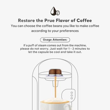 Кофейная капсула-стручок для кофемашины Tassimo Сменный фильтр-стручок с силиконовой крышкой для кофе Эспрессо Изображение 2