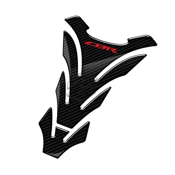 Для Honda CBR 600 900 1000 Tankpad 3D Carbon Look Защитные наклейки для бака мотоцикла Изображение 2