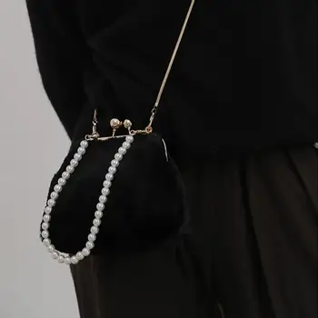 Женские сумки AIMIYOUNG, жемчужные сумки на плечо, женская сумка-тоут, сумки через плечо для женщин, сумки-мессенджеры Bolsa Feminina Bolsos Mujer Изображение 2