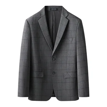 2627-R-Мужской пиджак, Весенняя Приталенная корейская версия для бизнеса и отдыха