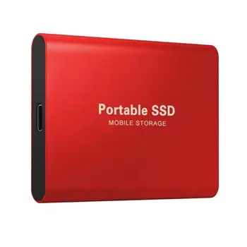 1/2/3ШТ Портативный SSD-накопитель 1 ТБ Высокоскоростной Мобильный Твердотельный Накопитель 500 ГБ Внешнего Хранилища Поддерживает Интерфейс Type-C USB 3.1 для Изображение 2