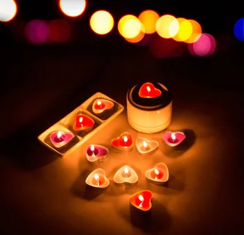 Стеклянные Конусообразные Подсвечники Антикварный Подсвечник Любовная свадьба Ароматические свечи в форме сердца Лавандовая Хрустальная свеча