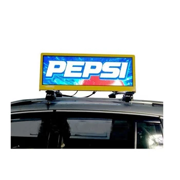 Светодиодный дисплей для наружного рекламного экрана высокой яркости P4 Digital Signage Billboard Taxi Top Led Display