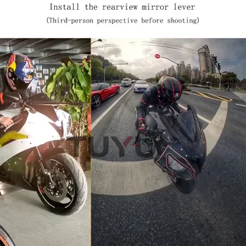 TUYU Мотоцикл selfie stick удлинитель кронштейн для insta360 One R X X2 Gopro Max невидимый кронштейн для селфи-палки Аксессуары Изображение 2