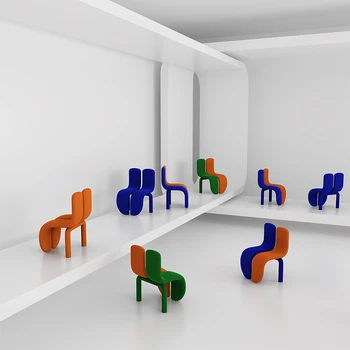 Индивидуальное скандинавское малогабаритное кресло для отдыха онлайн знаменитое рабочее кресло в современной минималистичной дизайнерской столовой