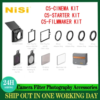 NISI C5-MATTE BOX STARTER/FILMMAKER/CINEMA Kit Рамка Фильтра Переходное Кольцо для Беззеркальной Зеркальной Камеры Аксессуары Для Фотосъемки