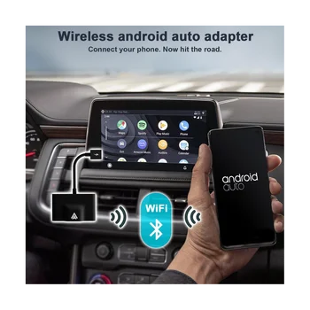 Беспроводной Android Auto CarPlay Adapter Upgrade 5 ГГц WiFi CarPlay Dongle для проводного CarPlay Car Преобразование Проводного в Беспроводной, B Изображение 2