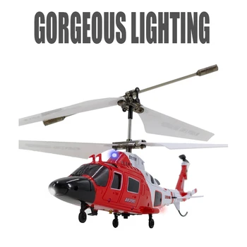 Вертолет SYMA S111H с дистанционным радиоуправлением и Двойным Пропеллером 2,4 ГГц rc helicopter С Удержанием Высоты-Игрушка в Подарок для Мальчиков и Взрослых Изображение 2