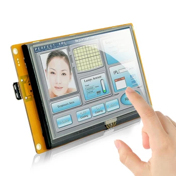 Каменный 7-дюймовый Модуль HMI Smart TFT LCD с Последовательным Интерфейсом + Программа + Контроллер для Использования оборудования STVC070WT-01