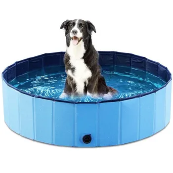 Изготовленный на Заказ Высококачественный Складной ПВХ Собака Кошка Питомец Плавательный Бассейн Ванна Для Купания Вода Пруд Бассейн для Детей Летом