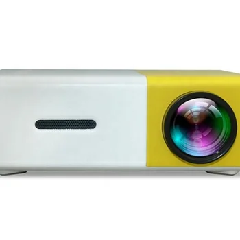 проектор для домашнего кинотеатра с разрешением 4k видео smart portable lcd cinema yg 300 pro mini projector