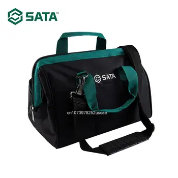 13-дюймовая Портативная сумка для инструментов SATA с водонепроницаемой конструкцией и множеством внутренних и наружных карманов Для хранения инструментов и органайзера