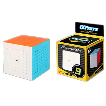Qiyi 9x9 Magic Cube Stickerless 9 Слоев Профессиональная Головоломка Mofangge 9x9x9 Для Детей Kids Cubo Magico Для Детей Детская Подарочная Игрушка
