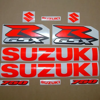 Светоотражающие Наклейки Suzuki GSXR 750, Набор отличительных знаков с логотипом Танка, Эмблема Шлема, Виниловый комплект