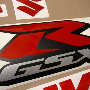 Светоотражающие Наклейки Suzuki GSXR 750, Набор отличительных знаков с логотипом Танка, Эмблема Шлема, Виниловый комплект Изображение 2