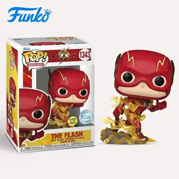 Funko Pop Movies The Flash Running Flash Glow in the dark limited # 1343 Виниловые Фигурки Игрушки Куклы Рождественские Подарки Коллекционировать